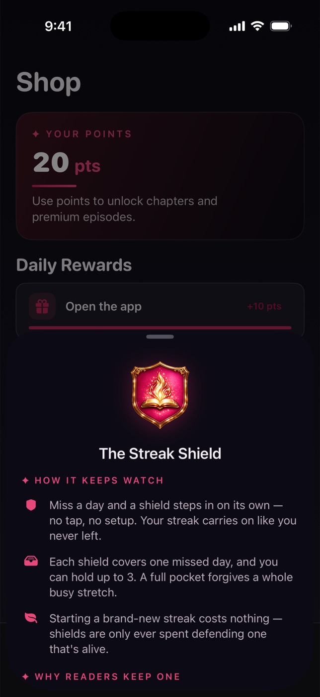 How a shield keeps watch