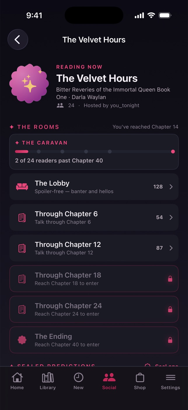 Rooms that open as you read